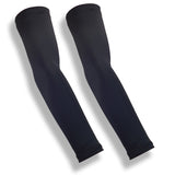 MATCH POINT Black Tennis Full Arm Sleeves
