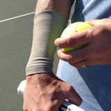 TOPSPIN White 6 Inch Tennis Wrist Sleeves