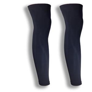 Black Running Leg Compression Sleeves