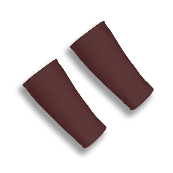TOPSPIN Brown 6 Inch Tennis Wrist Compression Sleeves