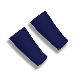 BASELINE Dark Navy 6 Inch Basketball Wrist Covers for Compression