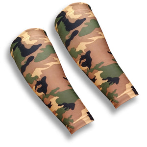 Green Camo Forearm 9 Inch Sleeve for Volleyball