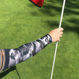 grey camo golf sun sleeves