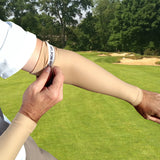no slip gripper for golf arm compression
