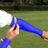 LONG DRIVER Royal Blue Full Arm Golf Sleeves