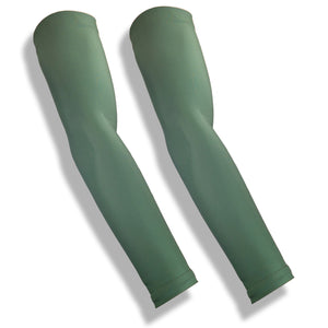 iM Sports BREAKAWAY Olive Green Cycling Arm Covering Sleeves