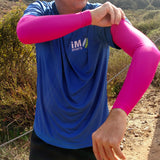 pink sun sleeves for runners