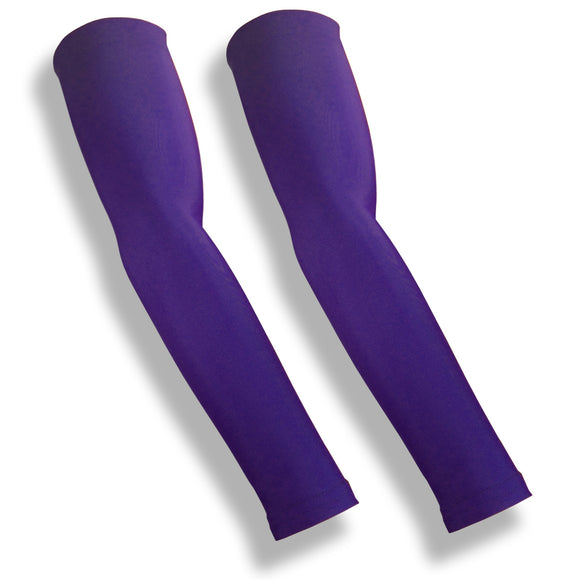 iM Sports MILER Purple UV Running Arm Sleeves