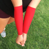 red forearm sleeves for volleyball beach play