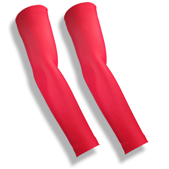 MATCH POINT Red Compression Sleeves for Tennis