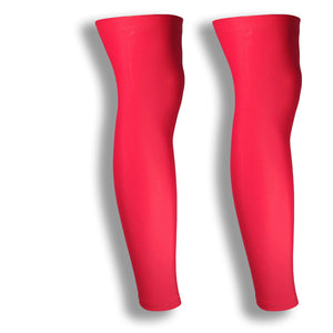 iM Sports CHEETAH Red Leg Running Compression Sleeves