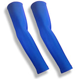 SPIKE BLOCKER Royal Blue Volleyball Compression Full Arm Sleeves