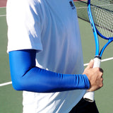 royal blue tennis uv protective sleeves