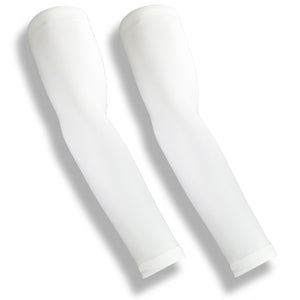 iM Sports BREAKAWAY White Cycling Arm Coolers
