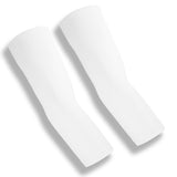 BACKSPIN White Tennis Elbow Recovery Sleeves