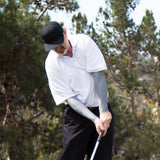 LONG DRIVER Neon Yellow Arm Cooling Sleeves for Golf